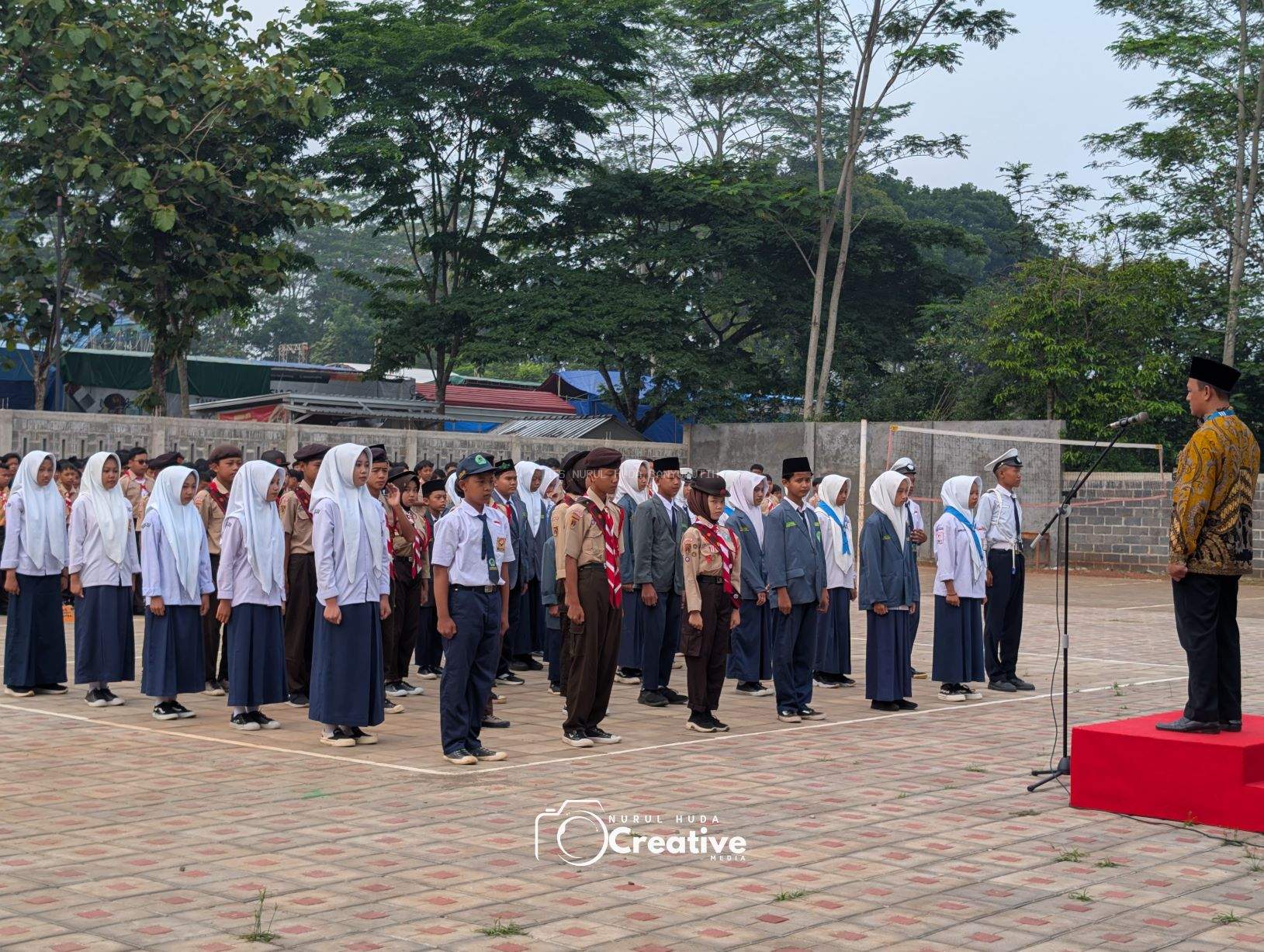 Pelantikan Organisasi di MTs Nurul Huda Banyuputih 